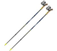 Leki - Nordic walking poles - Unisex - Traveller FX One Carbon - Traveler FX One Carbon - Size 120 cm - Blue Blue 120 cm