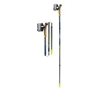Leki Traveller FX.One Carbon Poles, Silvergrey, Midnight Blue, 115 cm