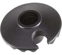 LEKI Trekking plate with thread, black, practical trekking plate, size one size, colour: black