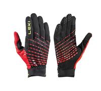 LEKI Ultra Trail Breeze Gloves Size 10, Black/Neon Red