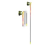Leki Ultratrail FX.One Superlite, Bright Red/Neon Yellow/Natural Carbon - 125cm