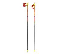 Leki Ultratrail FX.One Superlite Trail Running Poles (Pair) | UK 130cm in Neon Pink/Pastel Orange/Neon Yellow