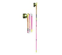 LEKI Ultratrail FX.One Trail Running Poles, Neon Pink/Black/Neon Yellow, 110 cm