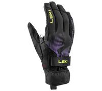 Leki - Ultratrail Storm Tr Black Neon Yellow Violet - 7 - Running gloves