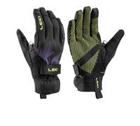 Leki Ultratrail Storm TR Gloves | UK L in Black/Neon Yellow/Violet