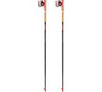 LEKI Unisex - Adult Vertical K Trail Running Poles, Unisex - Adults, Trail running poles, 6492592, White-neon red, 120 cm