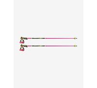 Leki - Venom SL 3D - Ski poles size 130 cm, pink/yellow