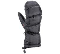 Leki - Warm mittens in PrimaLoft® - Glace 3D Lady Steel Blue for Women in Leather - Size 6 - Black Black 6