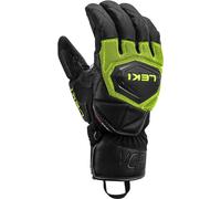 Leki - Ski gloves - Wcr Coach 3D Black-Ice Lemon - Size 9.5 Black 9.5