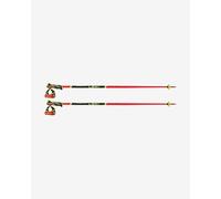Leki WCR SL 3D Poles Red Black Neon Yellow (Pair) - 140