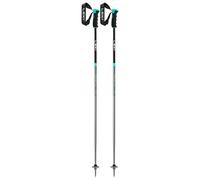 Leki - Women's Neolite Airfoil - Ski poles size 125 cm, gunmetal / light turquoise