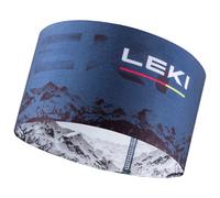Leki XC Headband, Dark Denim White Poppy Red, One Size