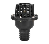 LekLai Check Valve,One Way Non Return Valve,Water Pump Foot Valve,1.5in/ 2in/ 2.5in /3in /4in Black PVC Low Pressure Flat Check Valve For Fluid Machine Water Valve (Size:2.5 inch) (Size : 1.5inch)
