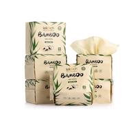 LEKOCH 300 Sheets Disposable Face Towel Bamboo Makeup Remover Dry Wipes For Sensitive Skin, Ultra Soft for Baby Care, Facial, 6 Packs 50pcs/Pack