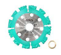 LEKOMESH Carbide Wood Cutting Disc - 125mm Cut off Wheel for Root, Wood Cutting Disc with 22.23 Arborarbor, Circular Cutting Disc for Root Trunk Wood Hard Rubber Plastic