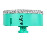 LEKOMESH Diamond Core Drill Bits 115MM - Diamond Hole Saw for Porcelain, Ceramic, Marble, Granite, Stone, Quartz - Mint Green
