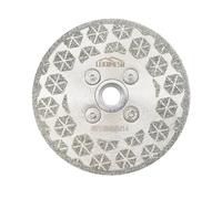 LEKOMESH Diamond Cutting Disc 4"/105mm - Tile Blade Diamond Cutting Disc for Cutting and Grinding Granite Marble Ceramic Porcelain Tile with M14 Flange