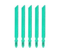 LEKOMESH Diamond Jig Cutting Disc - 5pcs 4 Inch/100mm Cutting Disc for Straight or Curved Cut Fibreglass Marble Plastic Wood Plasterboard with T Shank Grit 46