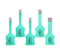 LEKOMESH Diamond Tile Drill Bits - 5pc 6/6/6/8/10MM Hole Saw Cutter for Porcelain Ceramic Marble Granite Stone Quartz M14 Thread