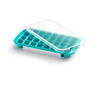 Lékué 0620100V08C050 Industrial Ice Cube Tray, SBS Rubber, Blue