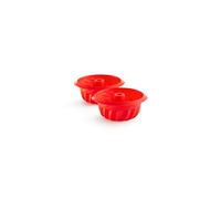 Lékué 0710600R01M017 Mini Savarin, Red, 15 cm, Pack of 2