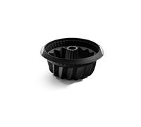 Lékué 2400 ml Deep Savarin Cake Mould, Black,1211800N01M033