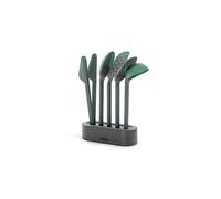 Lékué 5 Piece Kitchen Utensil Set, Silicone, Green