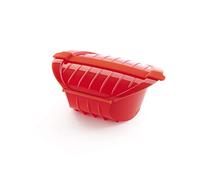 Lékué 500 ml Ogya Microwave Pot, Red