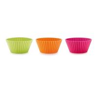 Lékué 80 ml Muffin Cup, Pack of 6, Assorted,0240100SURM033
