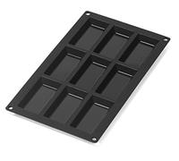 Lékué 9 Cavity Gourmet Financier Mould, Black