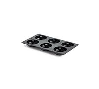 Lékué Doughnut Silicone Mold 6 cav. Black