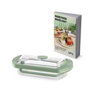 Lékué Glass Steam Cooker & Recipe Book Set - Green (890741)