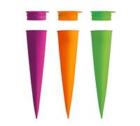 Lékué Ice Pop Molds, Multi-Colour, Set of 3