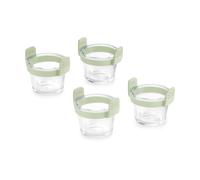 Lékué Air Fryer Transparent Glass Mini Cups Set of 4