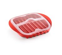 Lekue Microwave Bacon Cooker, Red