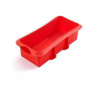 Lékué Cake Tin 28 cm Silicone/Platinum, red