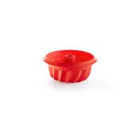 Lékué Lékué deep savarin mold silicone Ø22 cm Red