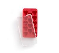 Lékué Lékué ice cube tray with lid red Heart