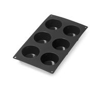 Lékué Lékué muffin mold silicone 6 pcs Black