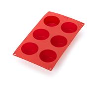 Lékué Lékué muffin mold silicone 6 pcs Red