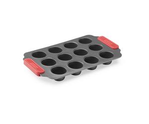 Lékué Lékué non-stick mini muffin pan 12 pcs Red