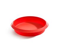 Lékué Lékué round cake mold silicone 24 cm Red