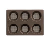 Lekue Roll Bread Mold, Silicone, Brown