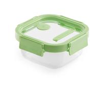 Lékué Lékué square food container glass 0.52 L Green