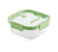 Lékué Lékué square glass lunchbox 1.1 L Green