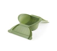 Lékué Lékué steamer Green, large, 2-pack