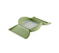 Lékué Lékué steamer Green, with tray, 4-pack