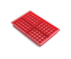 Lékué Lékué waffle mold silicone Red