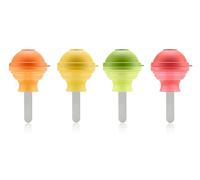 Lékué Lollipop Ice Cream Molds, Set of 4, Multi-Colour
