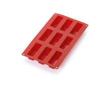 Lékué Mini Loaf Tins 9 Holes Silicon Platinum